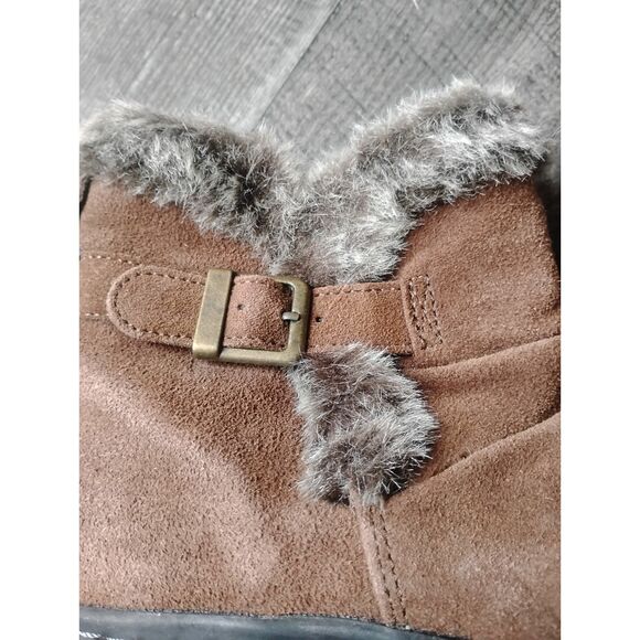 Khombu Women's Size 8M Lindsey Brown Leather Ankle Boots- NWOT - Picture 4 of 8